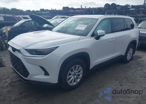 2024 Toyota Grand Highlander Hybrid Xle из США, поврежденный, VIN 5TDABAA56RS000870